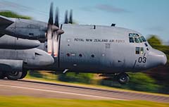 RNZAF 4o Squadron C-130H Hercules RAF Brize Norton Ukraine airlift